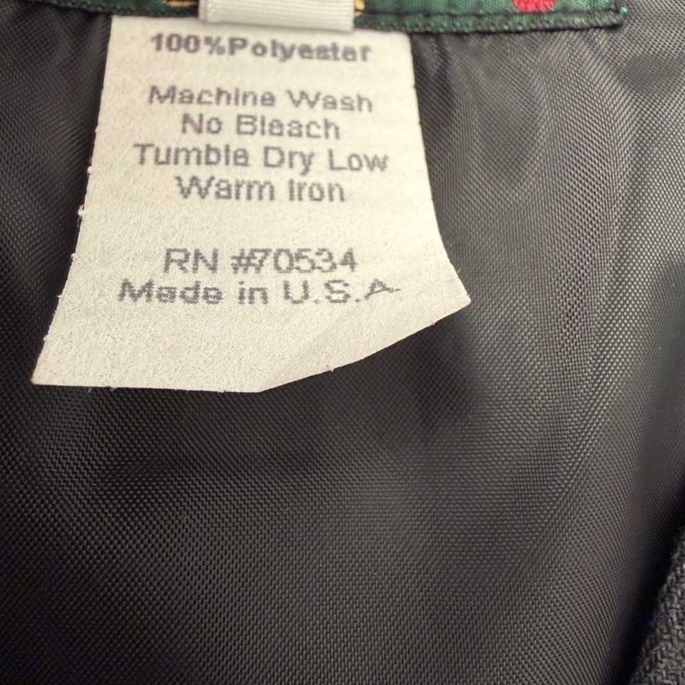 Orvis Mens Worsterlon Vest Charcoal Gray Button Front Made in USA Size M NWT - Picture 7 of 7